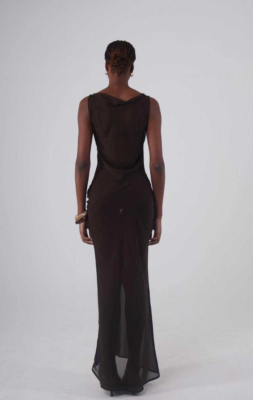 Sheer Bias Dress