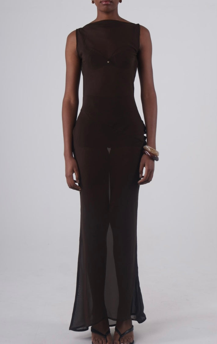 Sheer Bias Dress