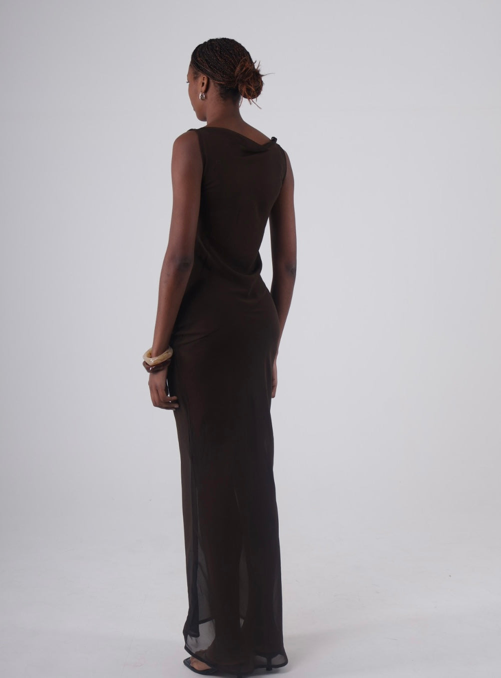Sheer Bias Dress