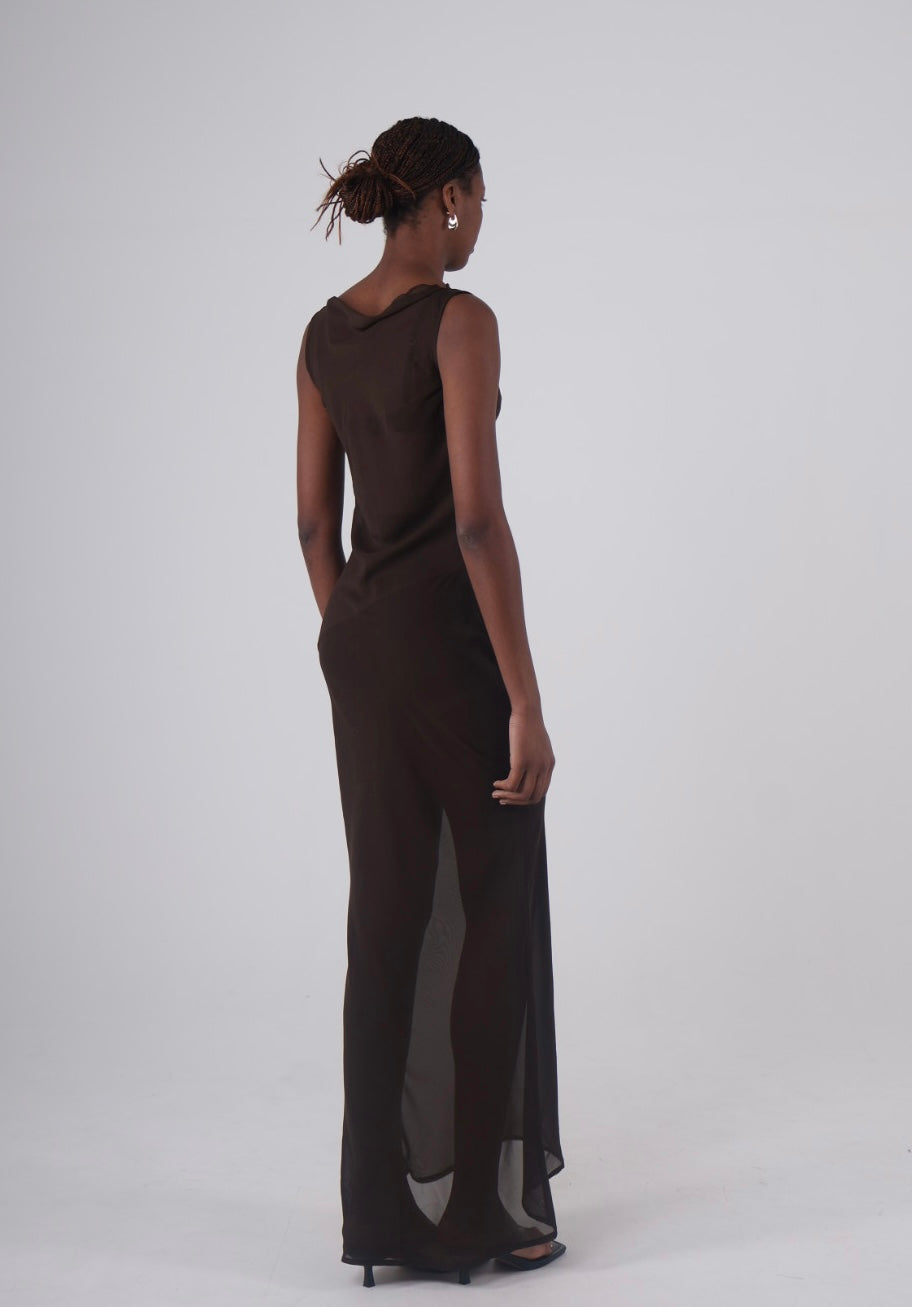 Sheer Bias Dress