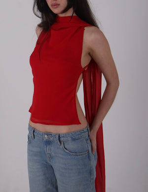 Scarf top